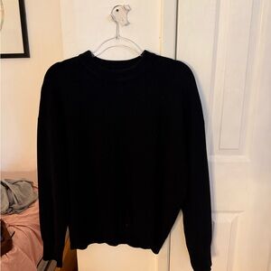 Zara Black Crewneck Sweater